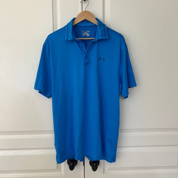 Under Armour Other - Under Armour Men's Bright Blue Polo Shirt